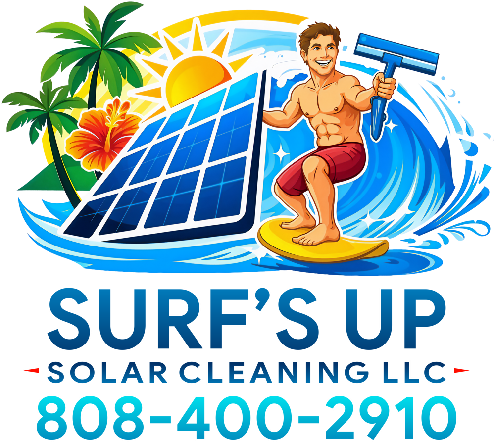 Surf's Up Solar Cleaning Logo